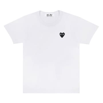 COMME DES GARÇONS PLAY BLACK PLAY T-SHIRT WHITE P1T064