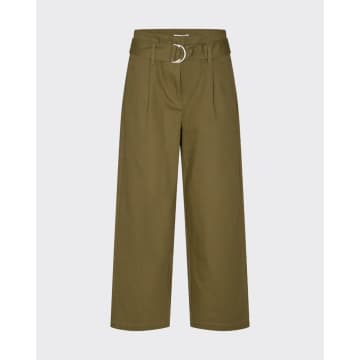 Minimum Kelsey Pants Dark Olive In Green