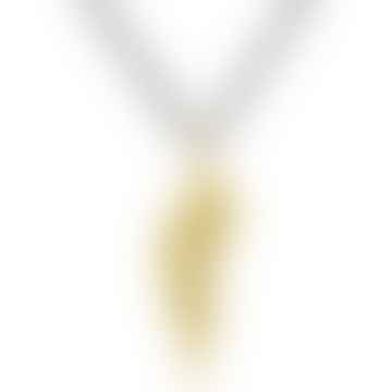 Small Gold Plated Wing Necklace 