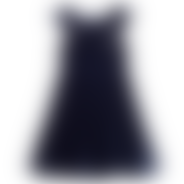 Girls Navy Blue Velvet Festival Party Dress