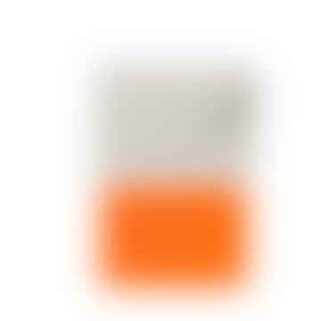 Packung mit 5 mini fluoreszierenden orange Merci-Karten