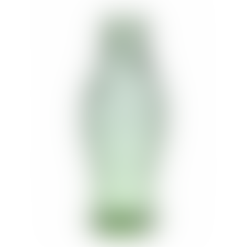 Green Glass Fish Carafe Bottle - Large