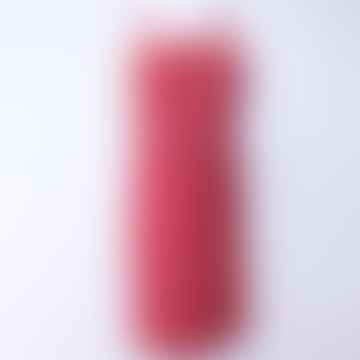 Klassische lange Metzgerschürze mit roten Streifen