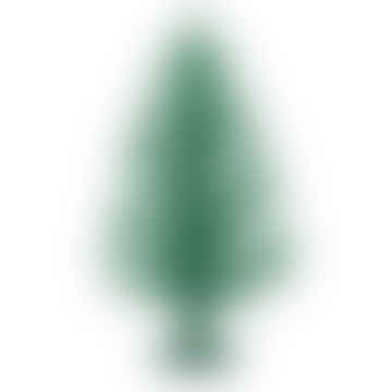 Árbol de abeto verde oscuro de 14 cm