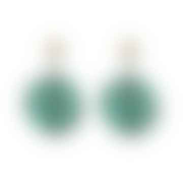 GREEN TWIGGY EARRINGS