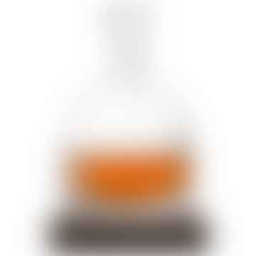 Decanter Islay Whisky 1L su una base di noce