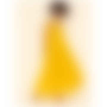 Mustard Sleeveless Long Dress