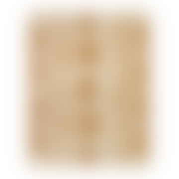 Manta Kaivo 140x180 cm Blanco roto y beige