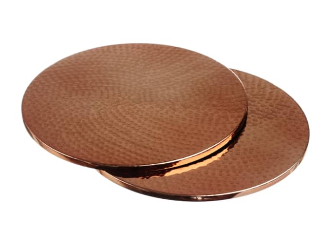 Trouva 2 Hand Hammered Copper Place Mats