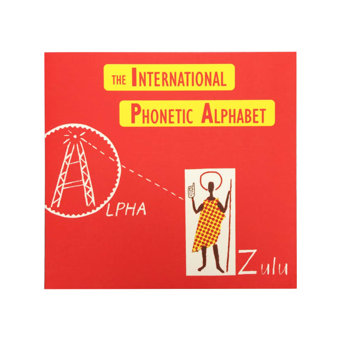 Trouva International Phonetic Alphabet Poster