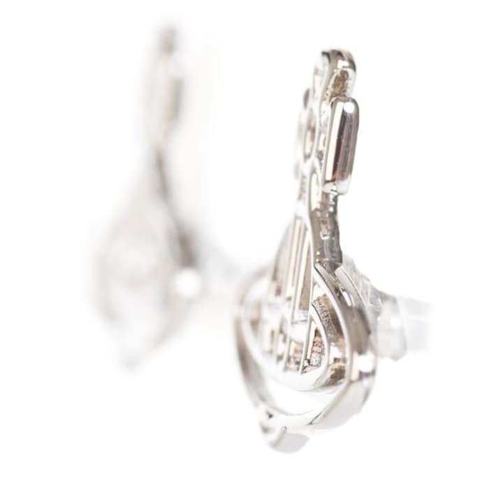 vivienne westwood thin lines flat orb earrings