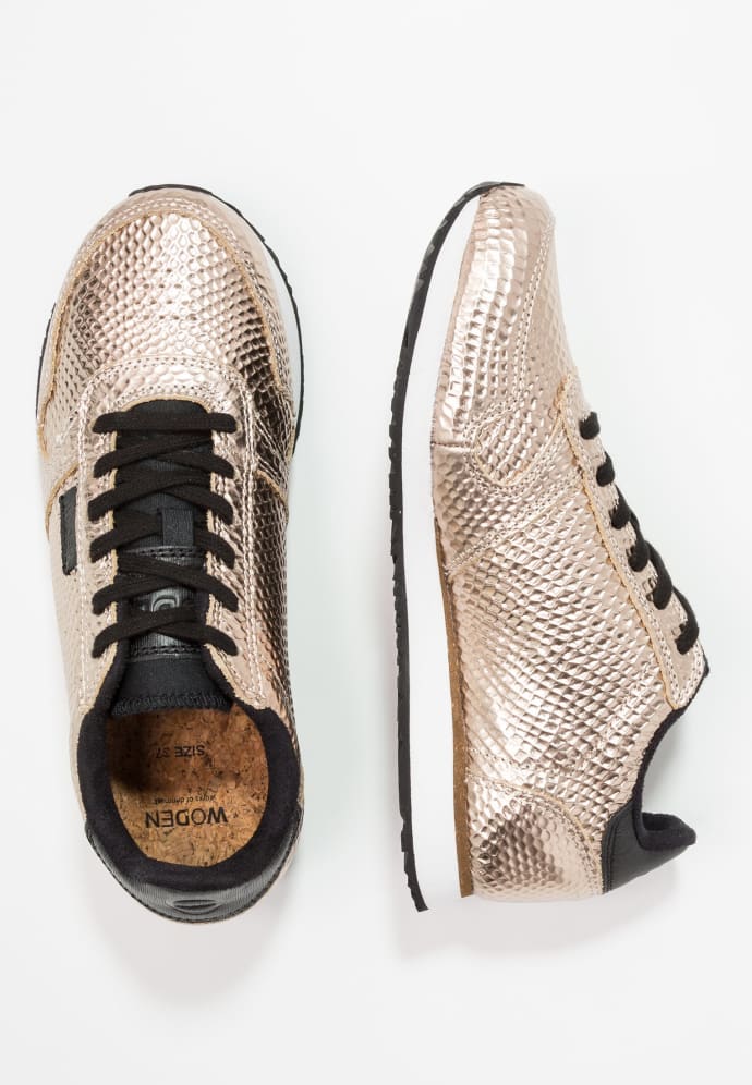 woden metallic trainers