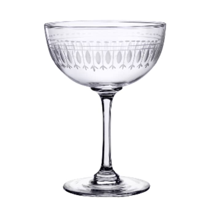 champagne saucer glass