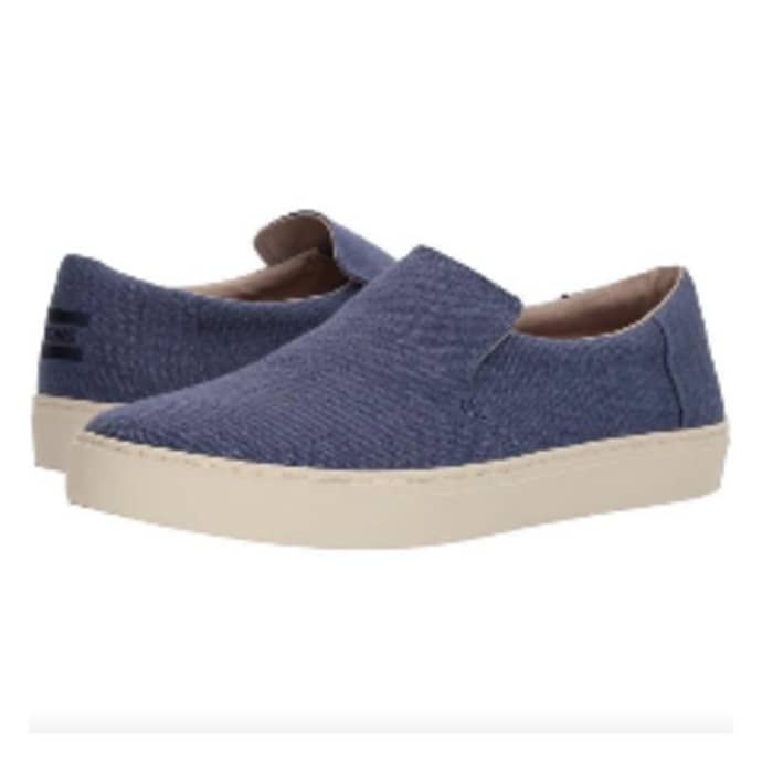 toms lomas canvas slip on sneaker