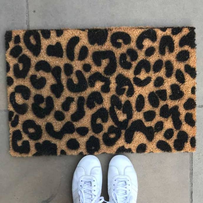 Trouva Leopard Print Doormat