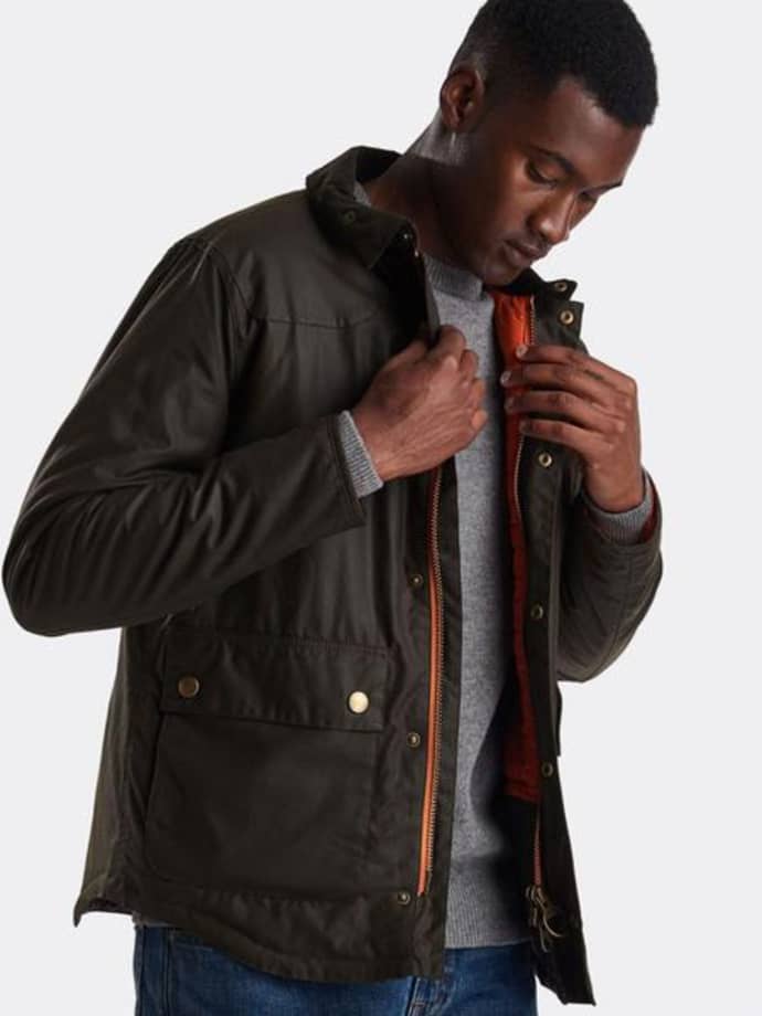 barbour beacon stybarrow waxed cotton jacket