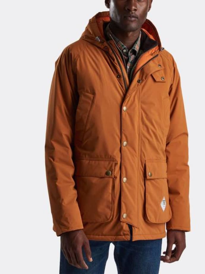 barbour beacon fell jacket orange