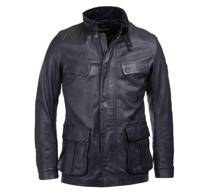 barbour paul leather jacket