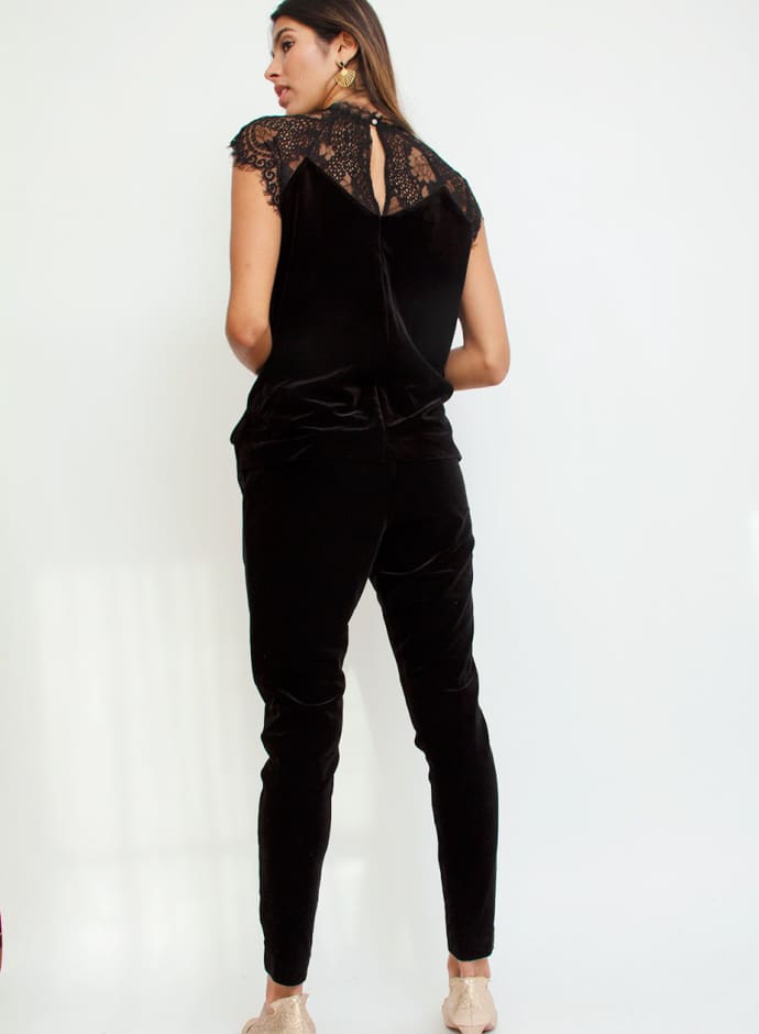 neo noir neith lace jumpsuit