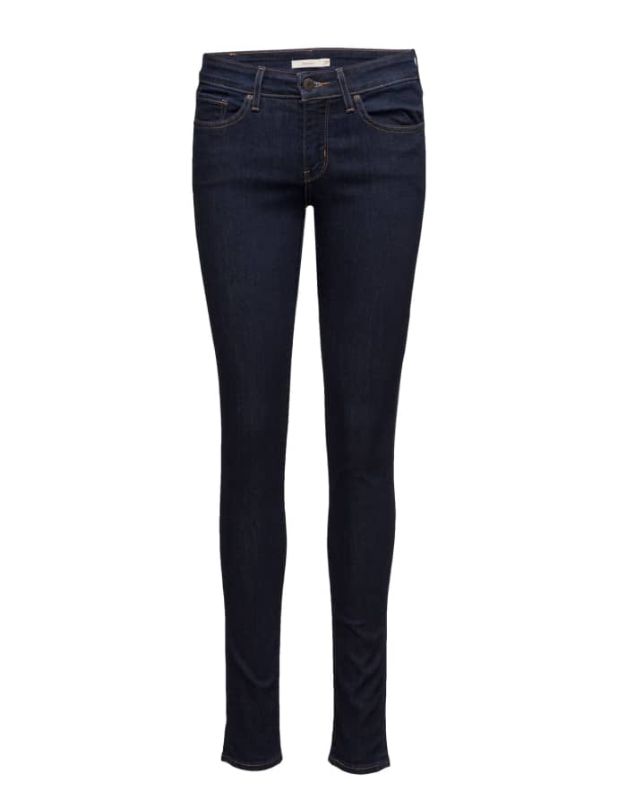 levi's 711 skinny jeans lone wolf