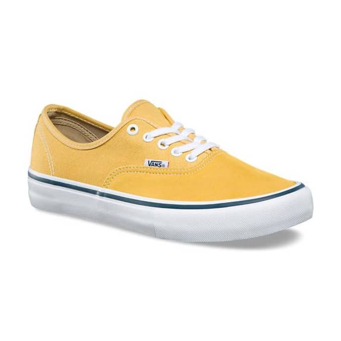 vans authentic pro yellow