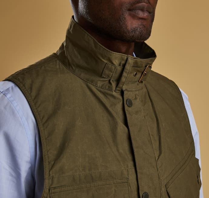 barbour x engineered garments arthur vest