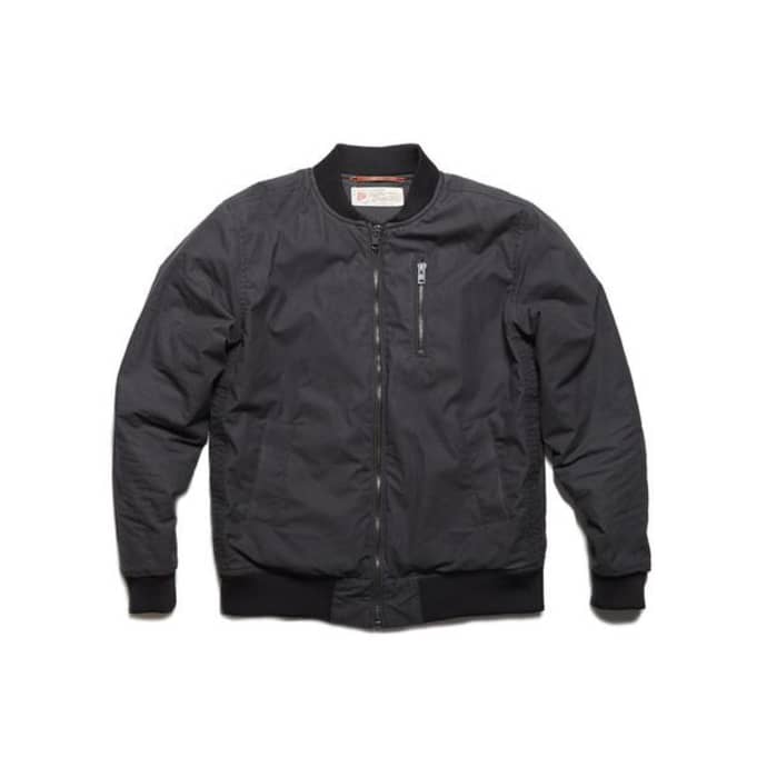 waxed bomber jacket