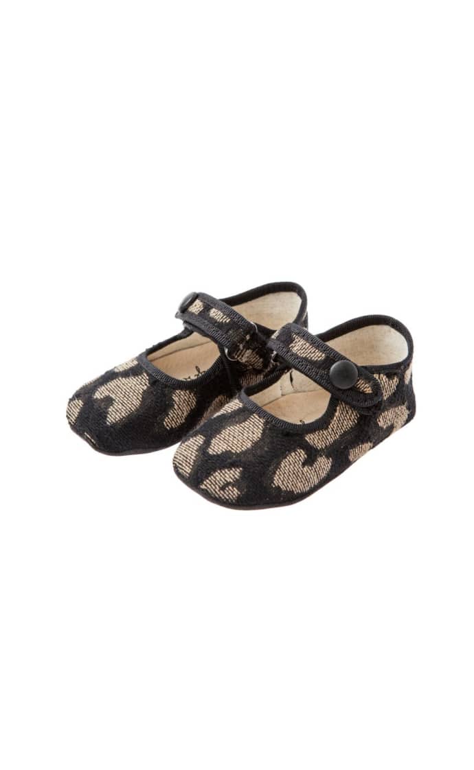 animal print baby shoes