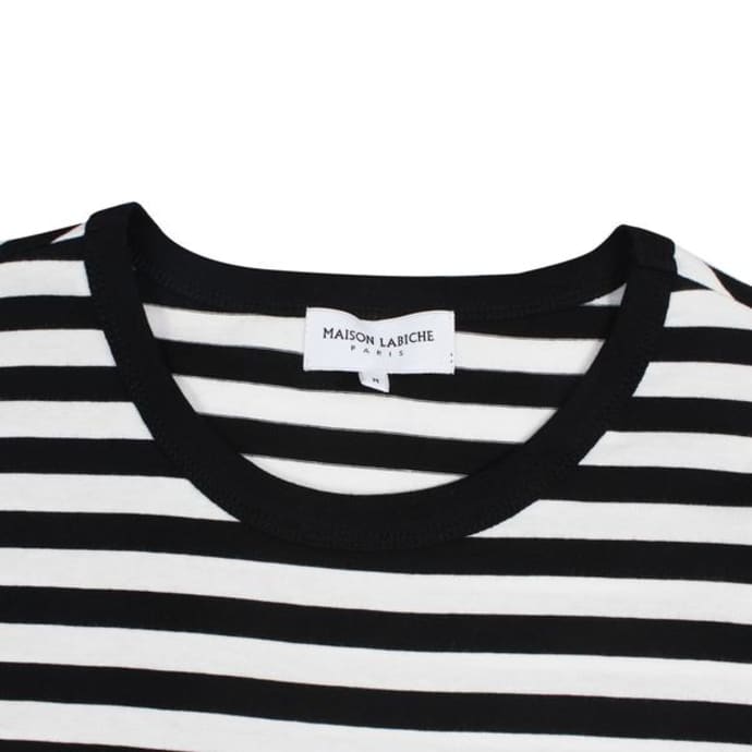 Trouva: Long Sleeve Stripe Shark T Shirt Black White
