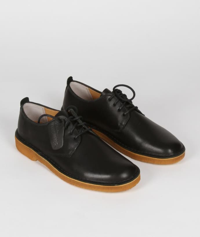 clarks desert london navy