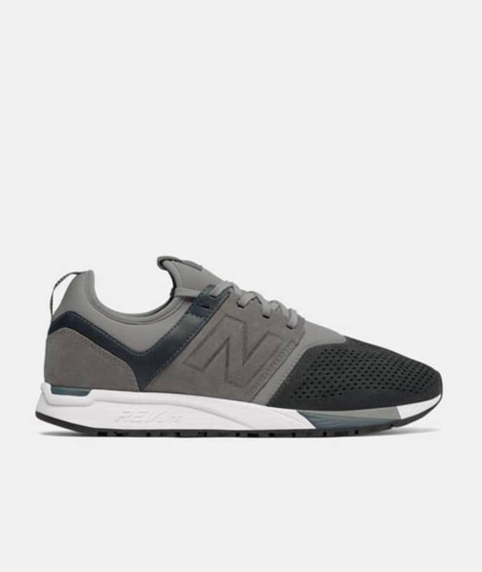 new balance grey suede