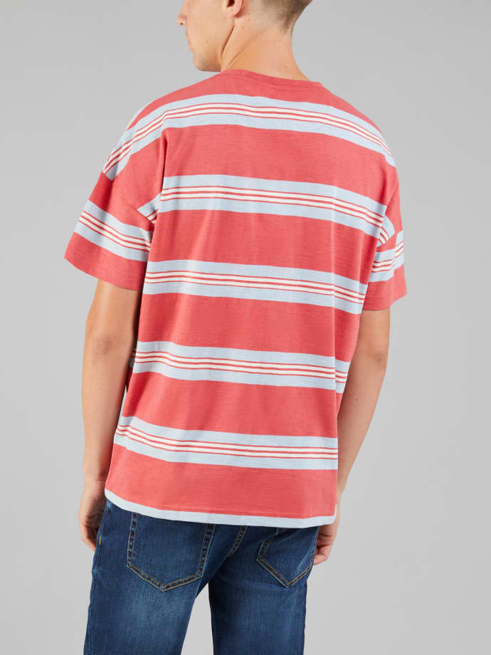 Trouva: Red Coat Cotton Elkin Oversized Striped T Shirt