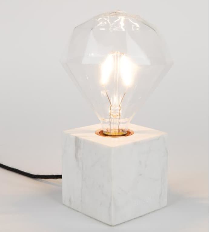 wekelijks chef pijpleiding Trouva: Lamp holder Bolch White Marble