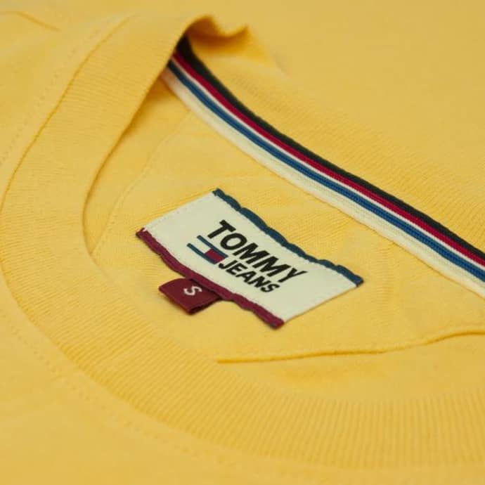 tommy jeans yellow shirt