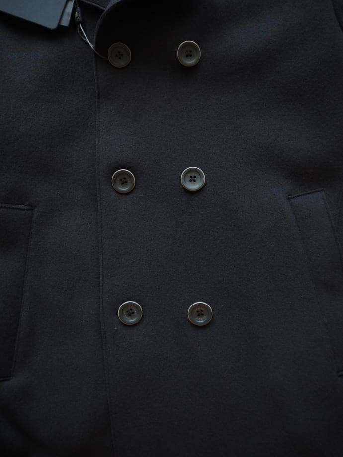 Trouva: Navy Double-Breasted Pea Coat