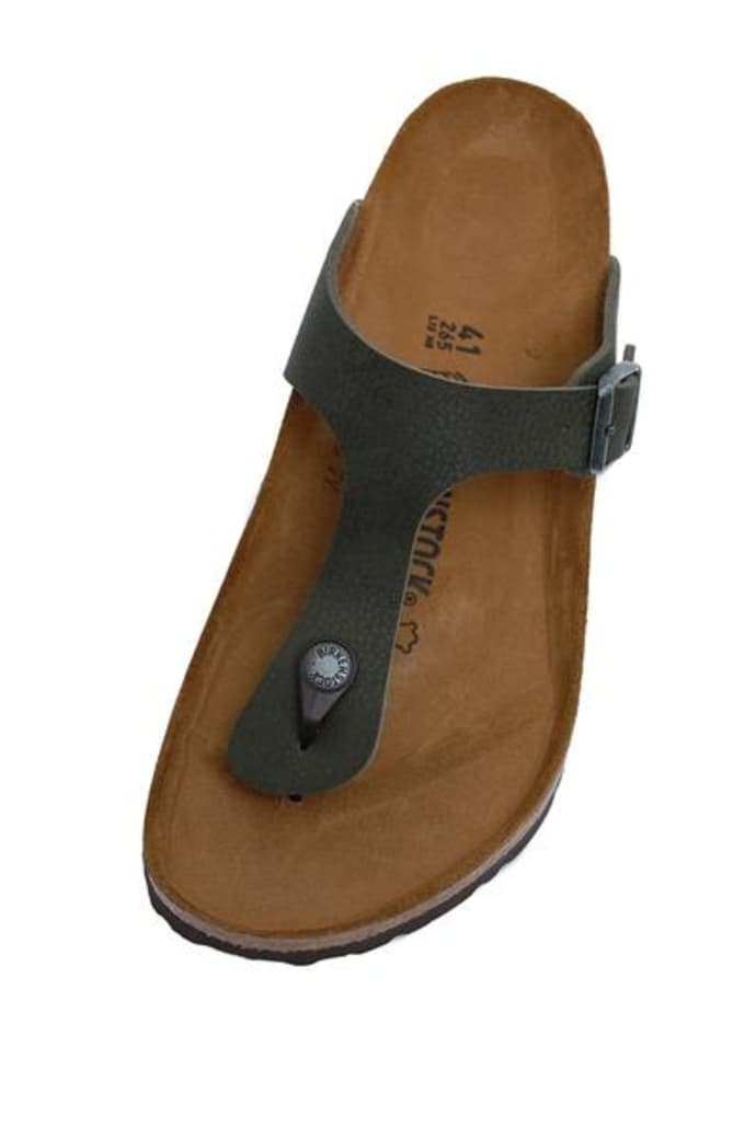 birkenstock gizeh olive green