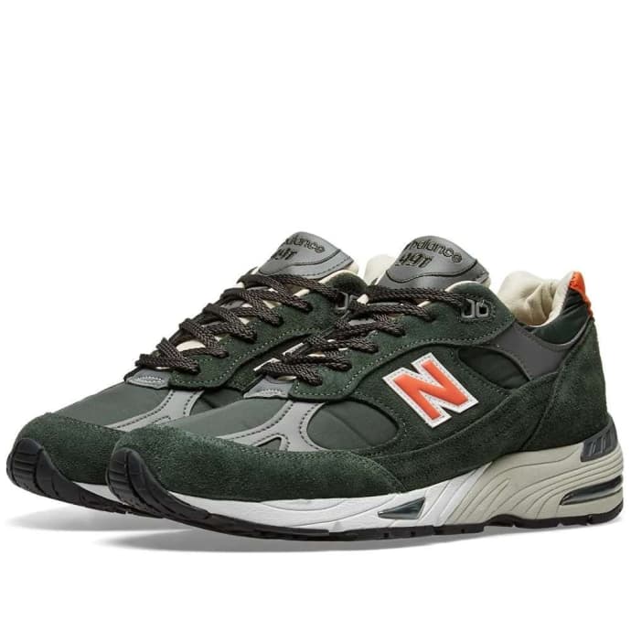 new balance green orange