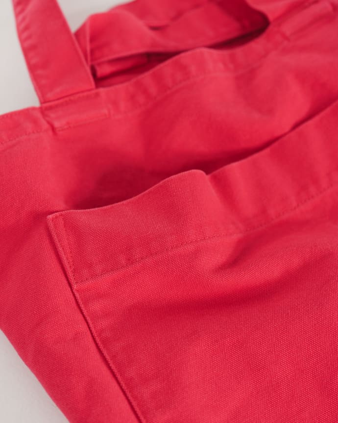 Trouva: Punch Red Cotton Giant Pocket Tote Bag