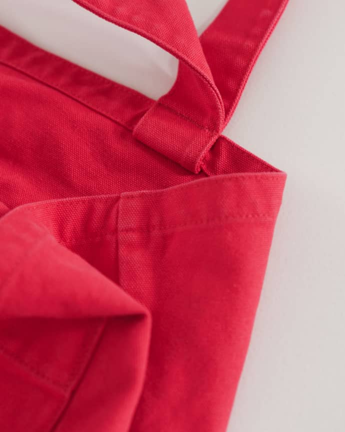 Trouva: Punch Red Cotton Giant Pocket Tote Bag