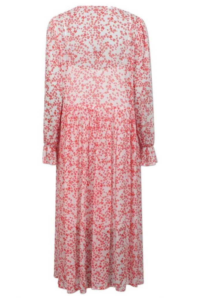 Trouva: Cream Ditsy Floral Axelle Dress