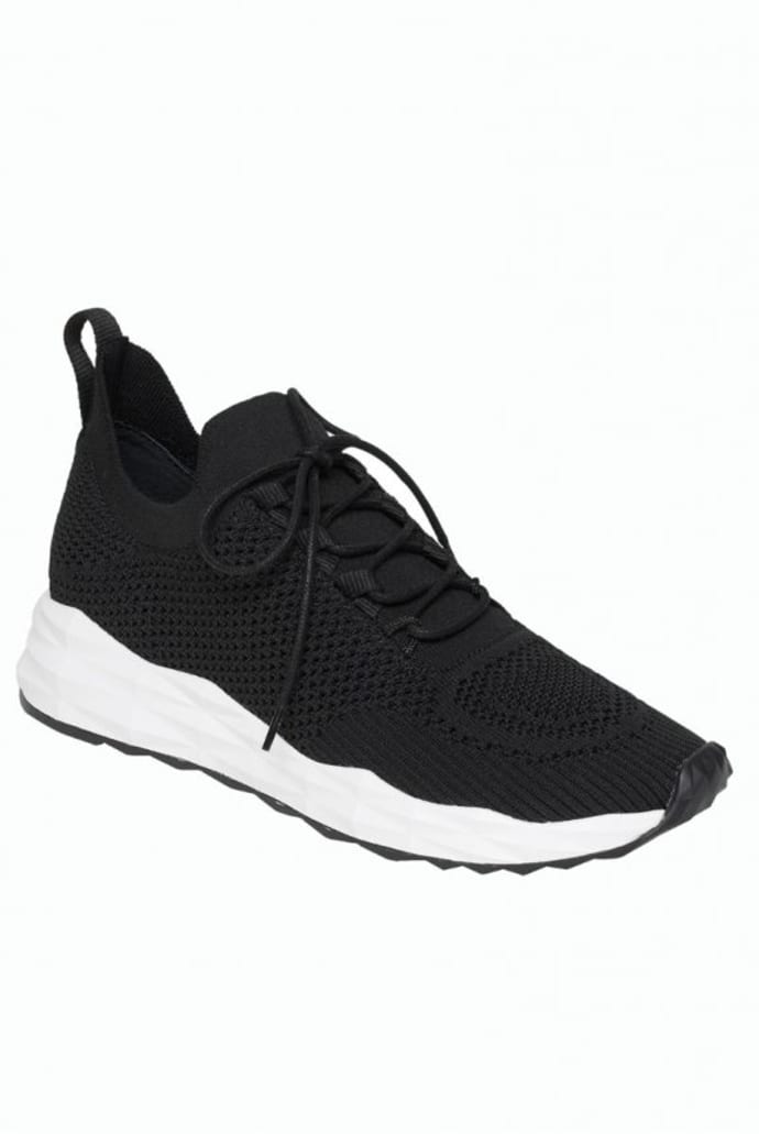 Trouva: Black Skate Knit Trainers Shoes