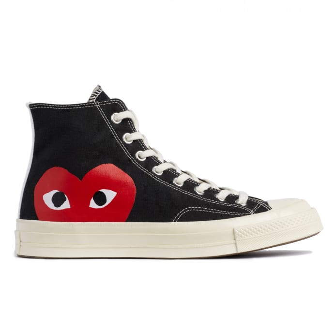 converse with heart shoes