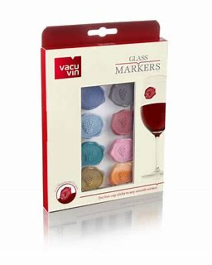 Trouva: of 8 Various Colours Glass Markers - Grape Wax Seals