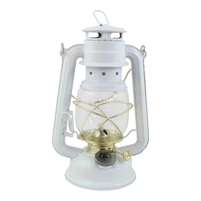 Trouva: Storm Lantern White/Brass