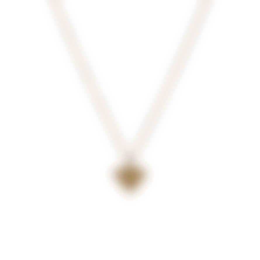 Kamilla Thorsen Gold Fan Pendant Necklace