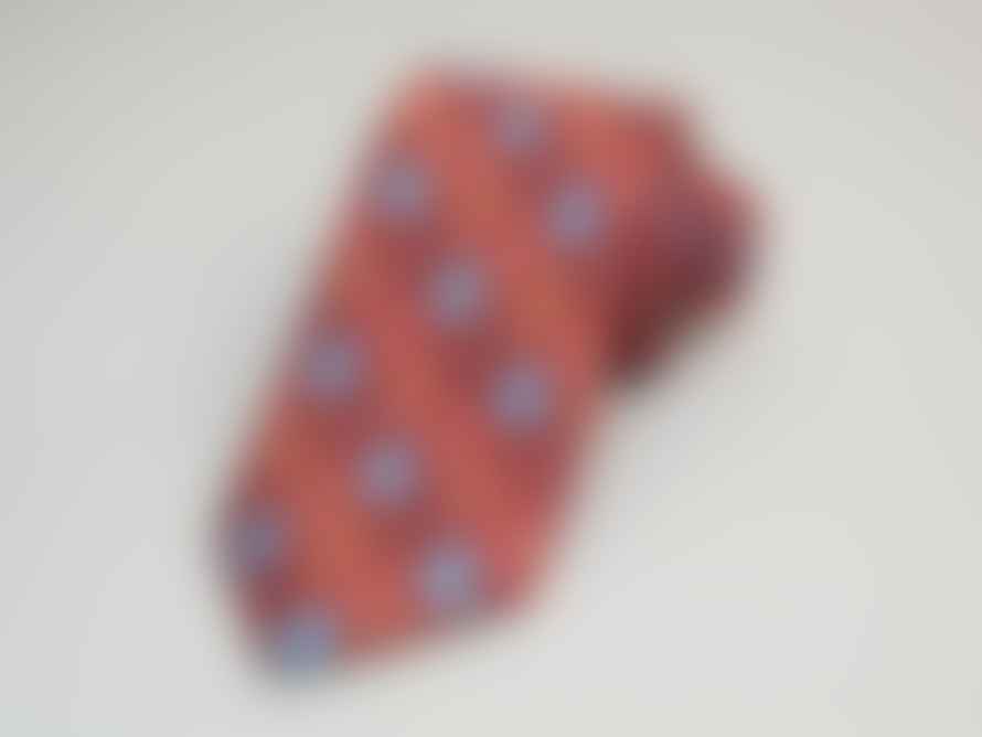 40 Colori Drops Printed Linen Tie