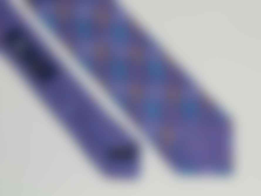 40 Colori Drops Printed Linen Tie