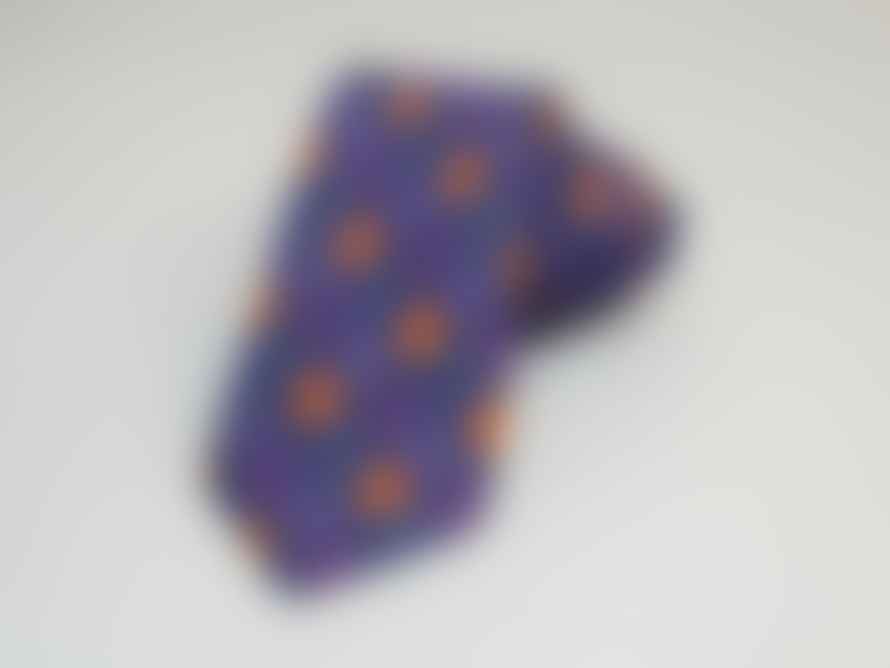 40 Colori Drops Printed Linen Tie