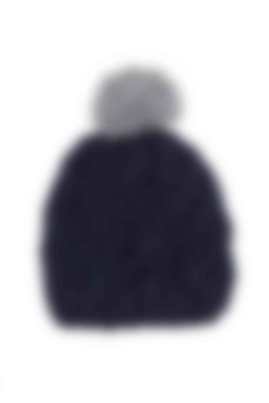 Les 100 Ciels Puffin Bobble Hat Knit Kit - Navy 