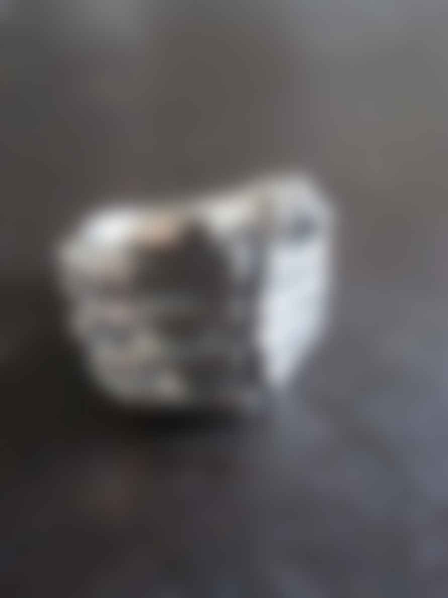 CollardManson Silver Skeleton Ring